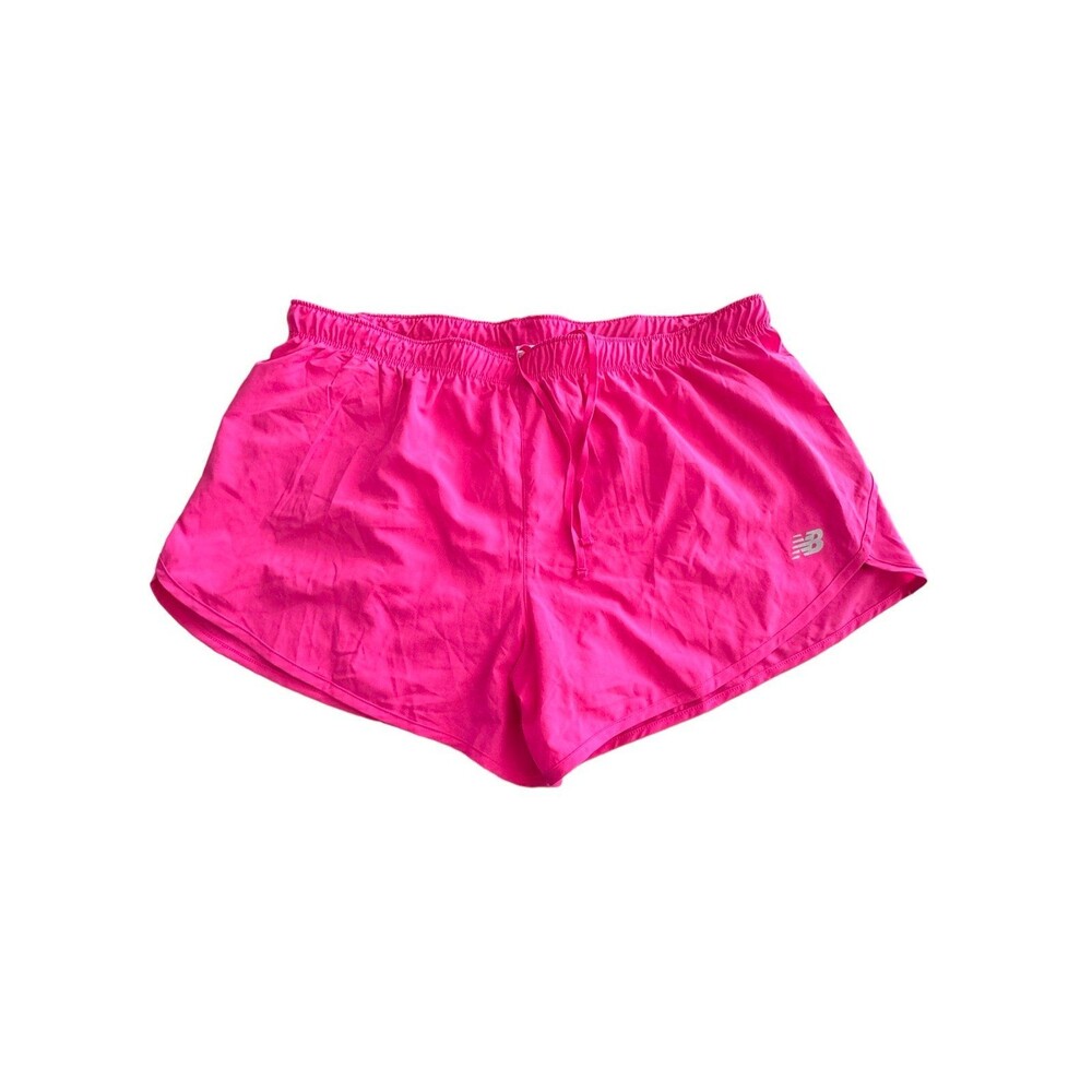 New Balance Neon Pink WS91824X Core 3” Shorts